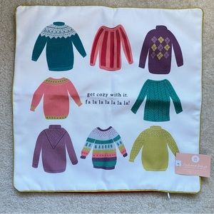 Fa La La Cozy Sweater Pillow Case
